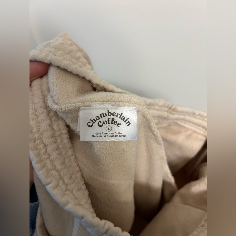 Limited Edition Emma Chamberlain Coffee Cream Sweatpants - Picture 9 of 9